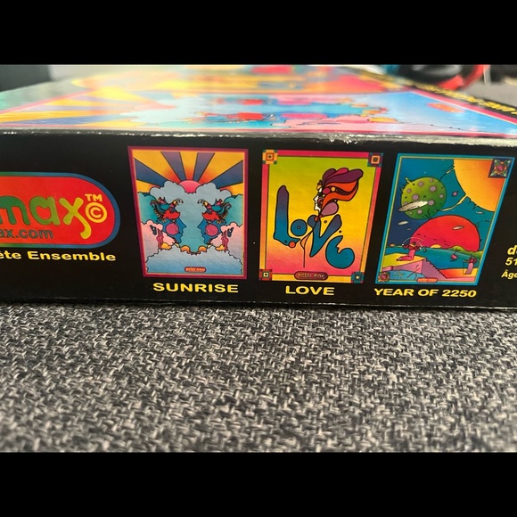 •1999 Peter Max Deluxe Puzzle Set UNOPENED• - Picture 4 of 6
